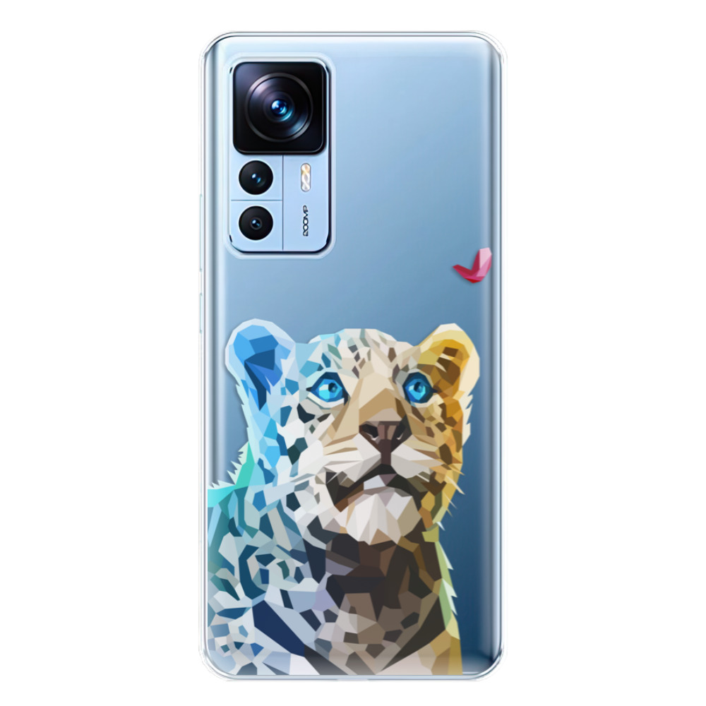 Odolné silikónové puzdro iSaprio - Leopard With Butterfly - Xiaomi 12T / 12T Pro
