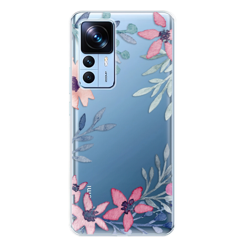 Odolné silikónové puzdro iSaprio - Leaves and Flowers - Xiaomi 12T / 12T Pro