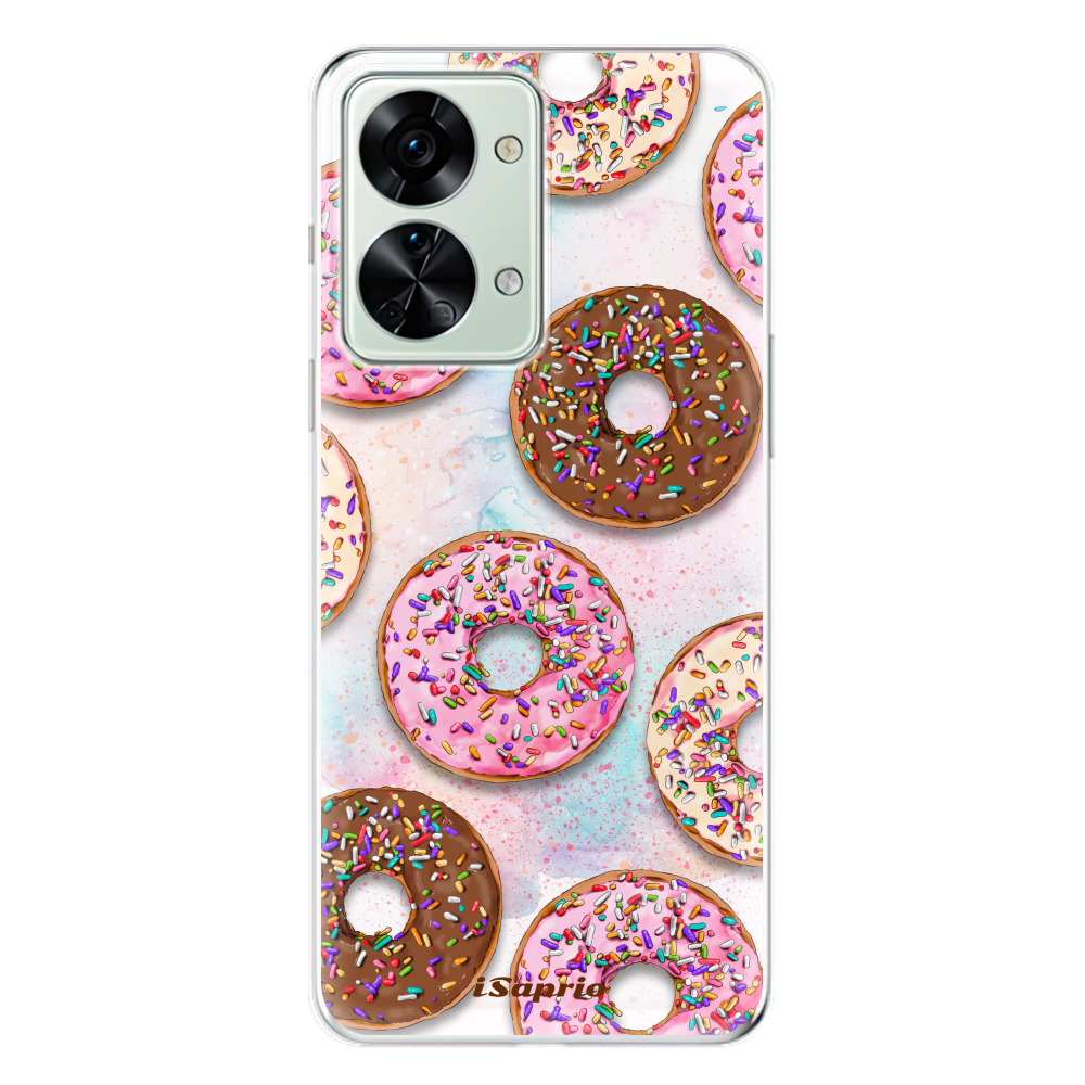 Odolné silikónové puzdro iSaprio - Donuts 11 - OnePlus Nord 2T 5G