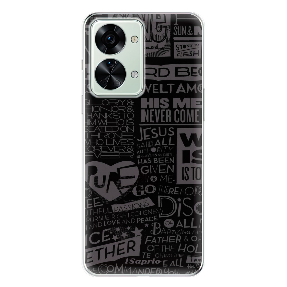 Odolné silikónové puzdro iSaprio - Text 01 - OnePlus Nord 2T 5G