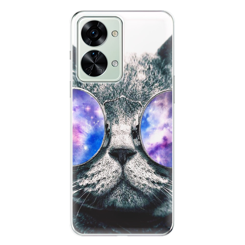 Odolné silikónové puzdro iSaprio - Galaxy Cat - OnePlus Nord 2T 5G