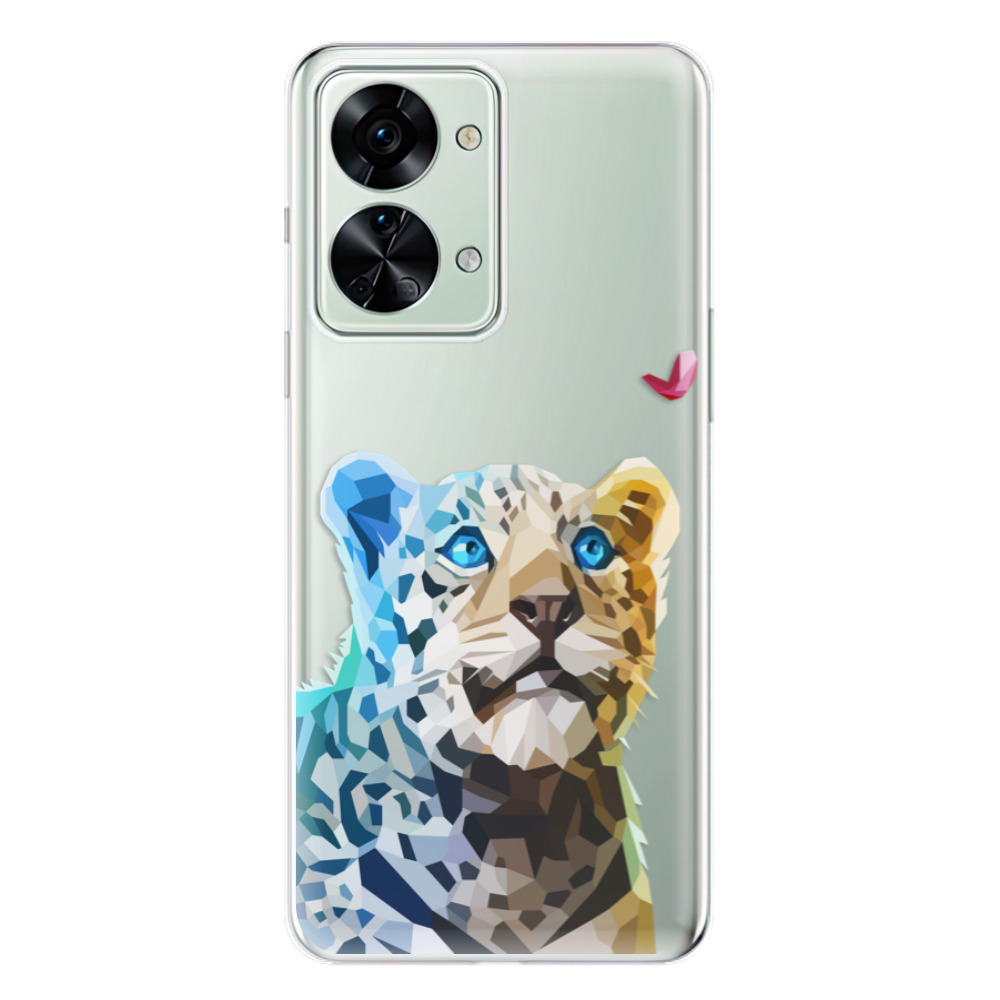 Odolné silikónové puzdro iSaprio - Leopard With Butterfly - OnePlus Nord 2T 5G