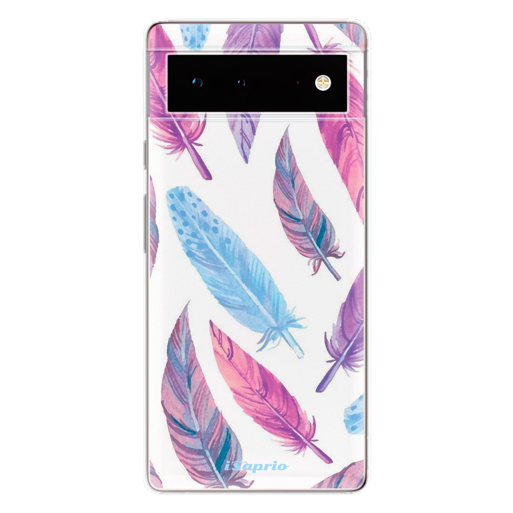 Odolné silikónové puzdro iSaprio - Feather Pattern 10 - Google Pixel 6 5G