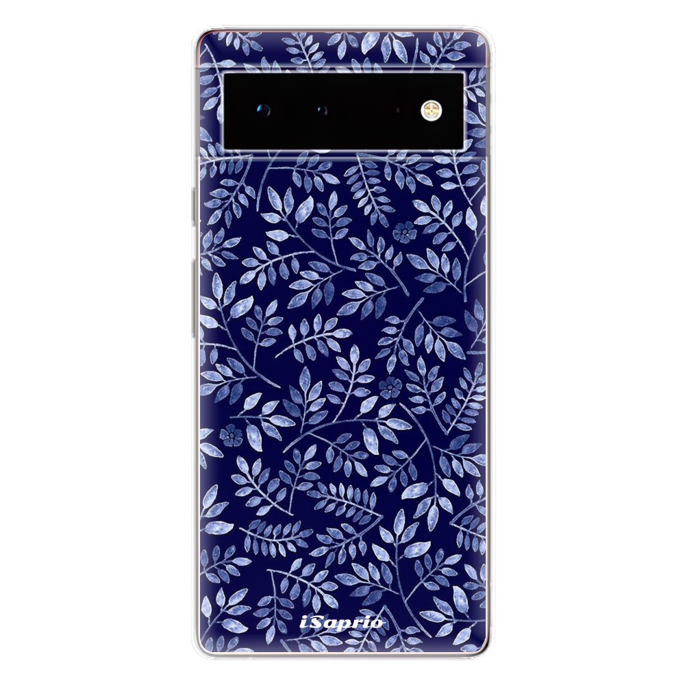 Odolné silikónové puzdro iSaprio - Blue Leaves 05 - Google Pixel 6 5G