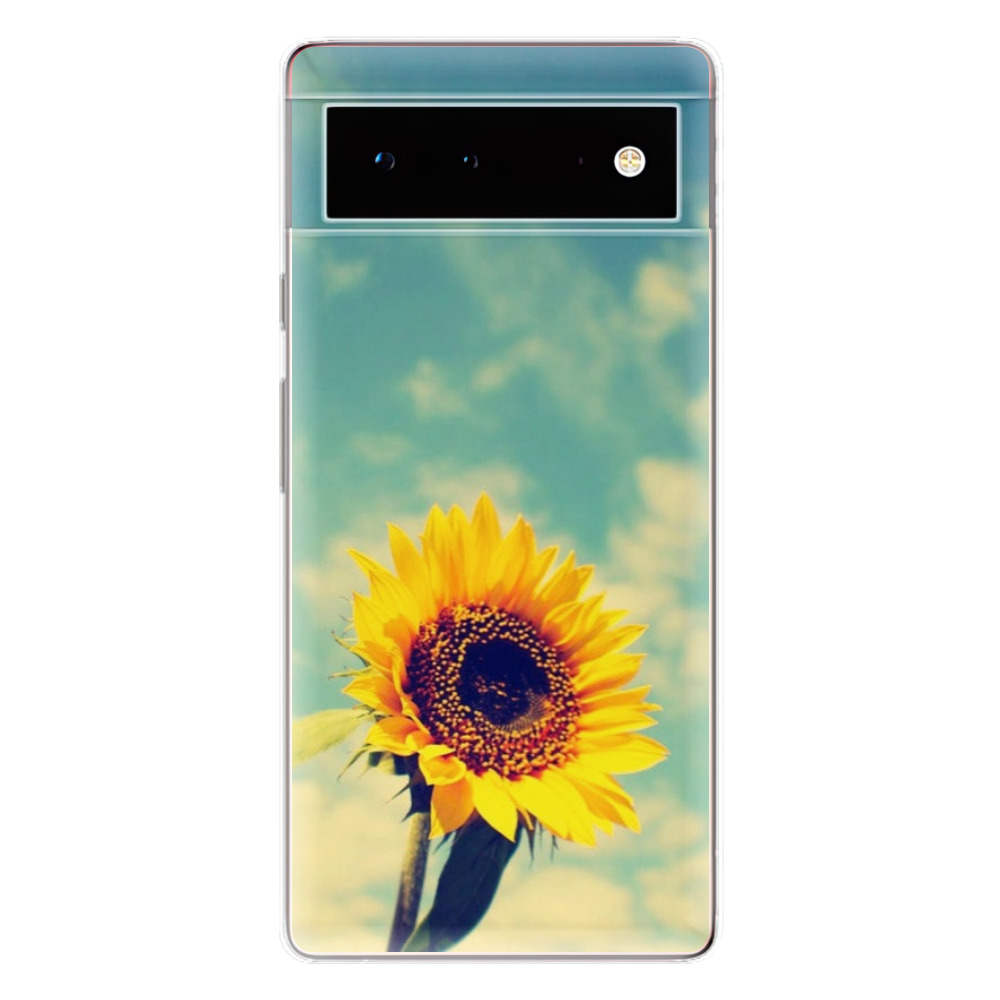 Odolné silikónové puzdro iSaprio - Sunflower 01 - Google Pixel 6 5G
