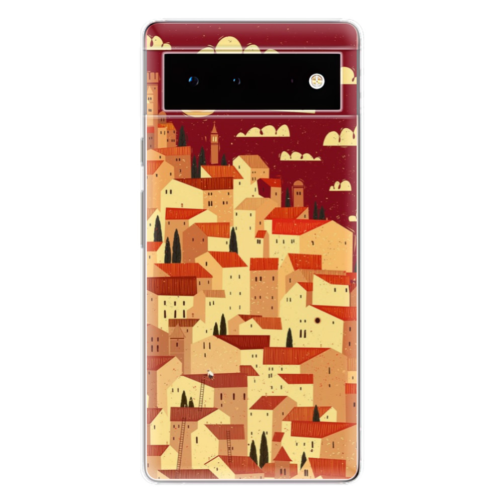 Odolné silikónové puzdro iSaprio - Mountain City - Google Pixel 6 5G