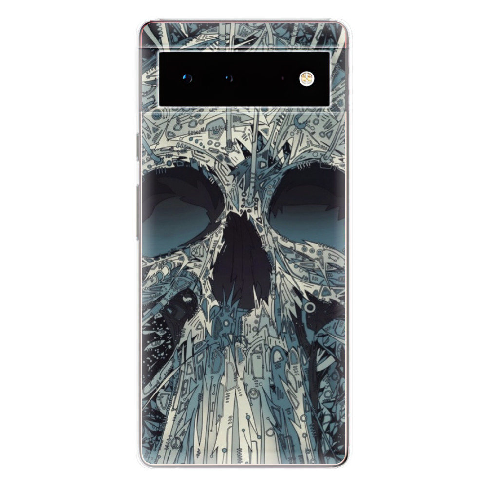 Odolné silikónové puzdro iSaprio - Abstract Skull - Google Pixel 6 5G
