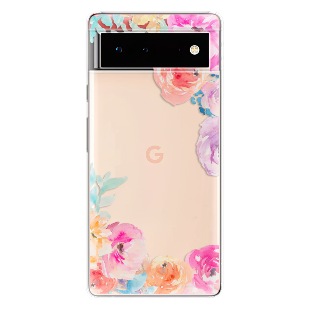 Odolné silikónové puzdro iSaprio - Flower Brush - Google Pixel 6 5G