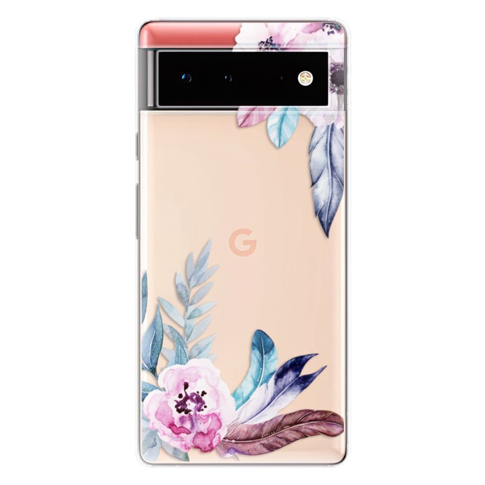 Odolné silikónové puzdro iSaprio - Flower Pattern 04 - Google Pixel 6 5G
