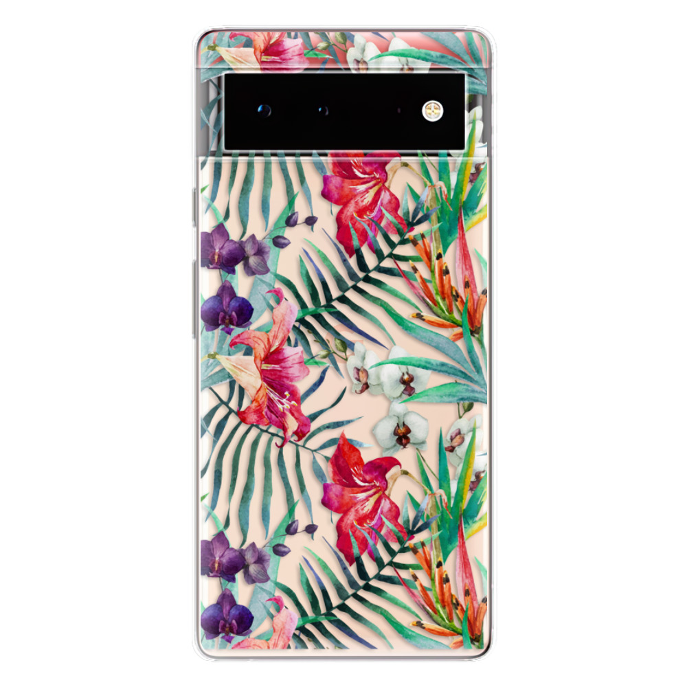 Odolné silikónové puzdro iSaprio - Flower Pattern 03 - Google Pixel 6 5G