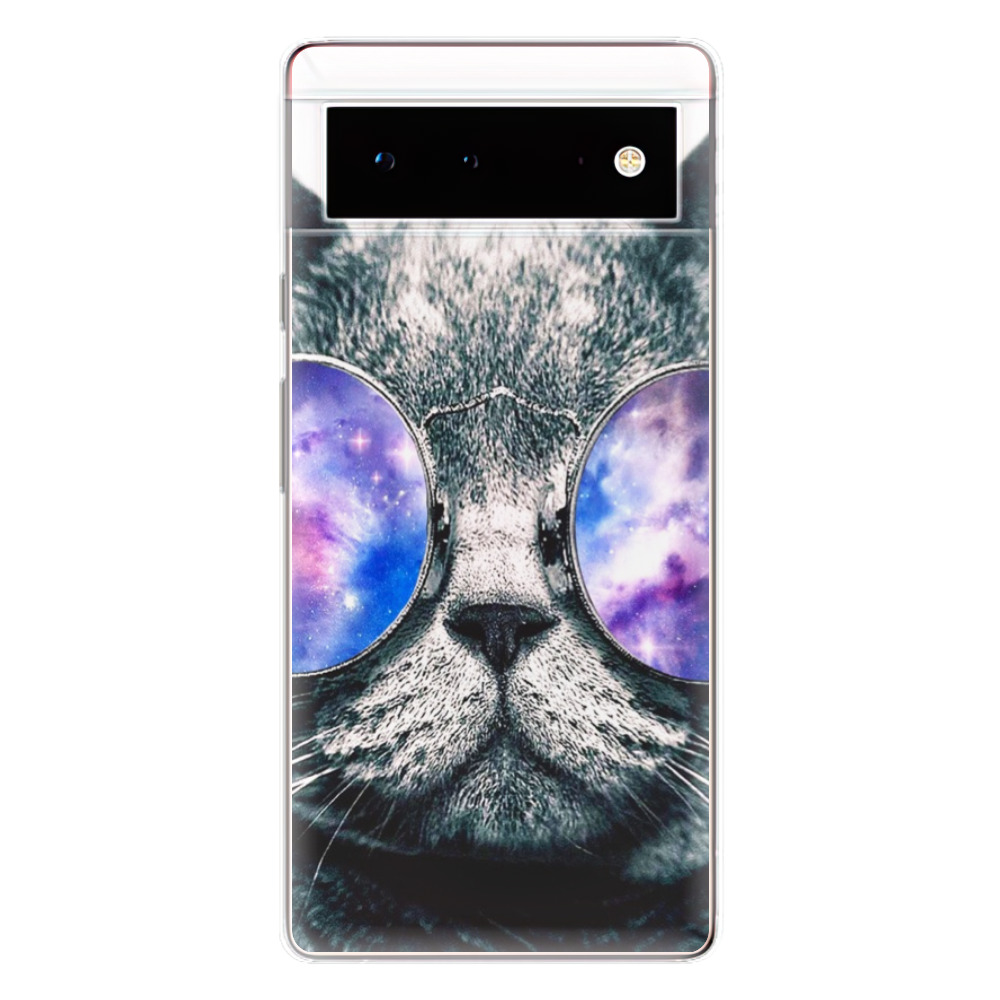 Odolné silikónové puzdro iSaprio - Galaxy Cat - Google Pixel 6 5G