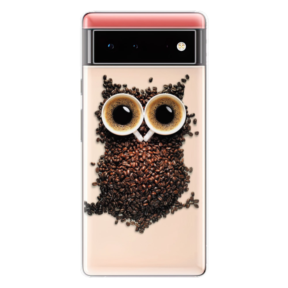 Odolné silikónové puzdro iSaprio - Owl And Coffee - Google Pixel 6 5G