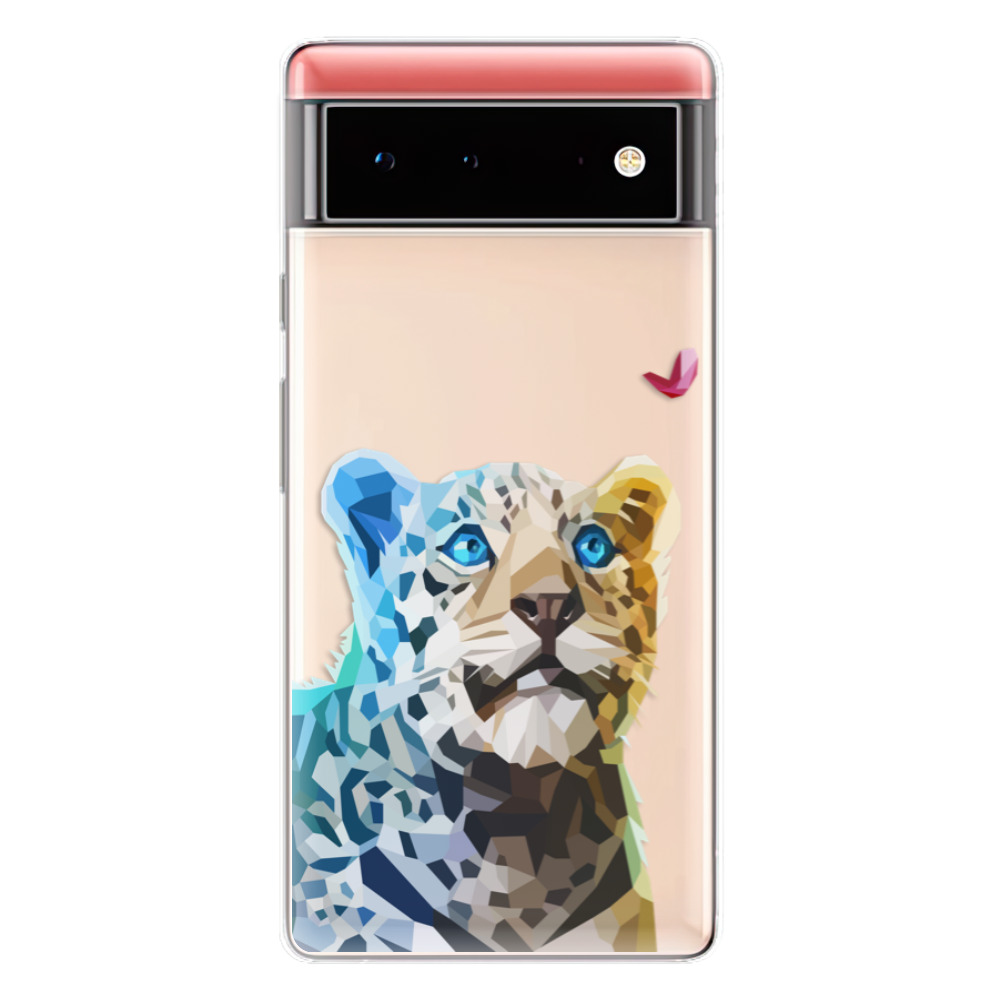 Odolné silikónové puzdro iSaprio - Leopard With Butterfly - Google Pixel 6 5G