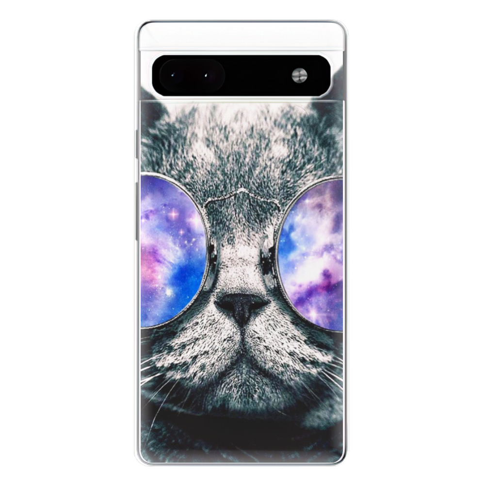 Odolné silikónové puzdro iSaprio - Galaxy Cat - Google Pixel 6a 5G