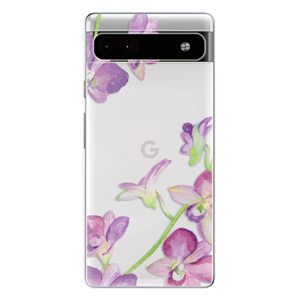 Odolné silikónové puzdro iSaprio - Purple Orchid - Google Pixel 6a 5G