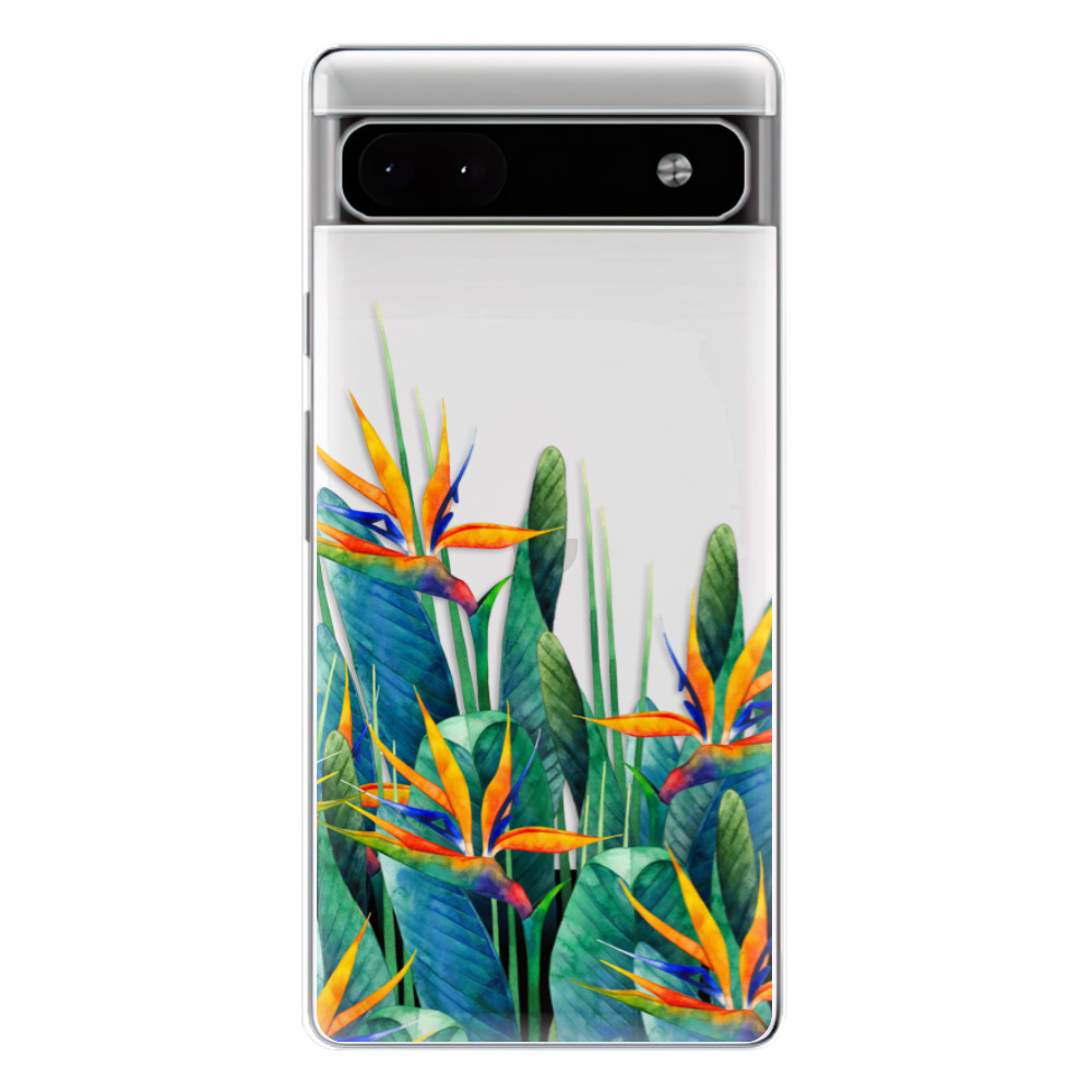 Odolné silikónové puzdro iSaprio - Exotic Flowers - Google Pixel 6a 5G
