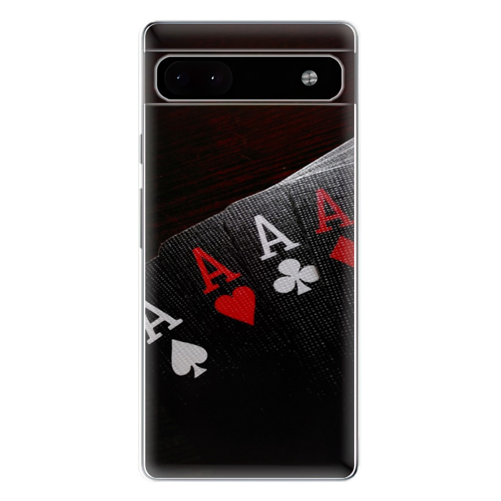 Odolné silikónové puzdro iSaprio - Poker - Google Pixel 6a 5G