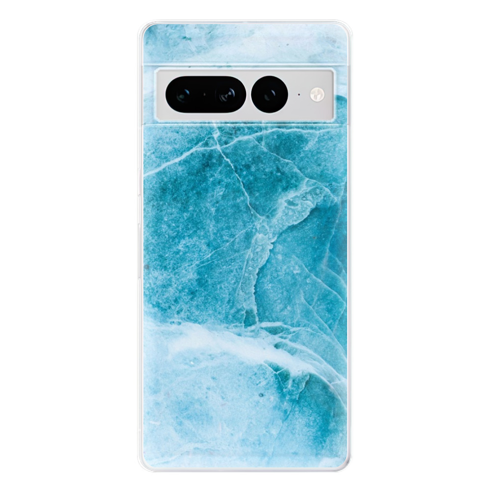 Odolné silikónové puzdro iSaprio - Blue Marble - Google Pixel 7 Pro 5G