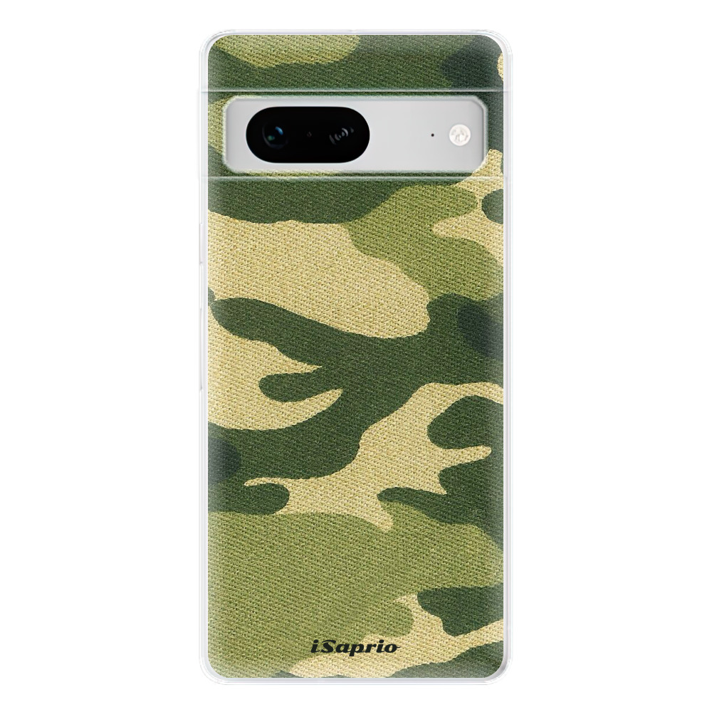 Odolné silikónové puzdro iSaprio - Green Camuflage 01 - Google Pixel 7 5G