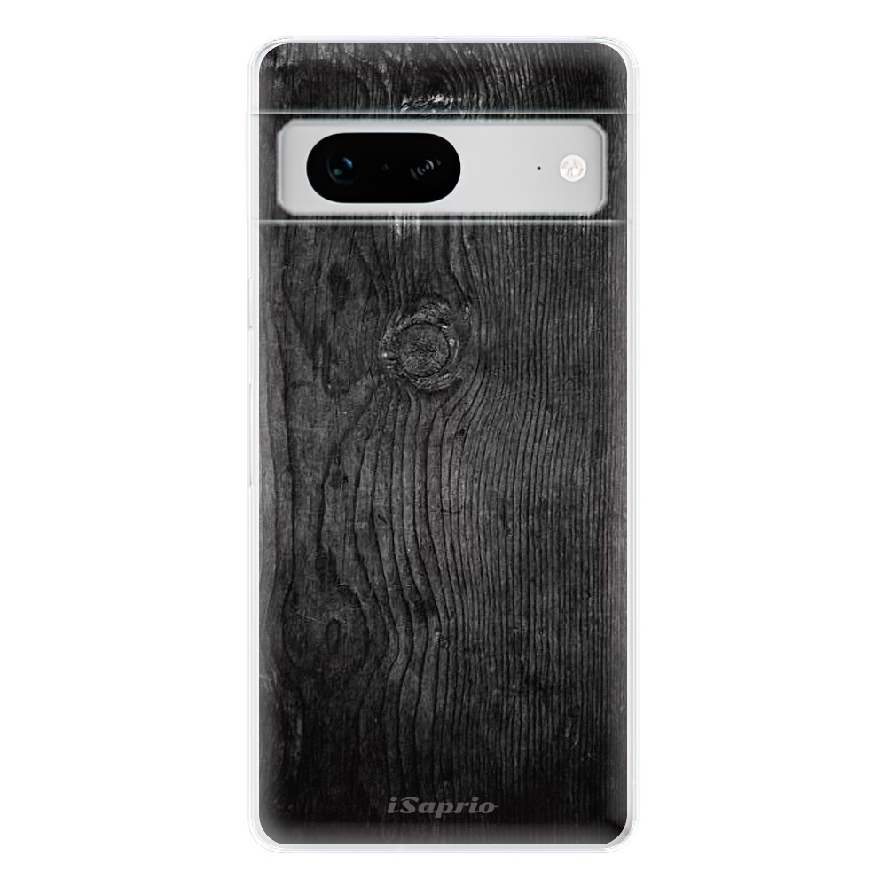Odolné silikónové puzdro iSaprio - Black Wood 13 - Google Pixel 7 5G