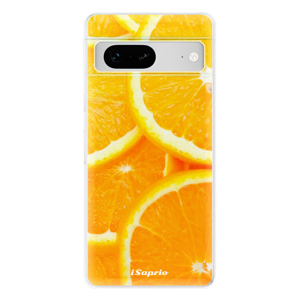 Odolné silikónové puzdro iSaprio - Orange 10 - Google Pixel 7 5G