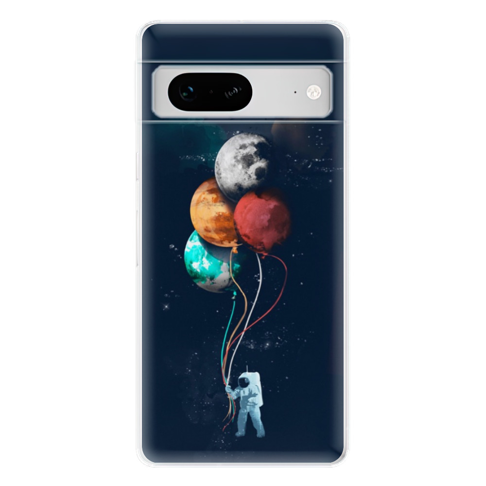 Odolné silikónové puzdro iSaprio - Balloons 02 - Google Pixel 7 5G