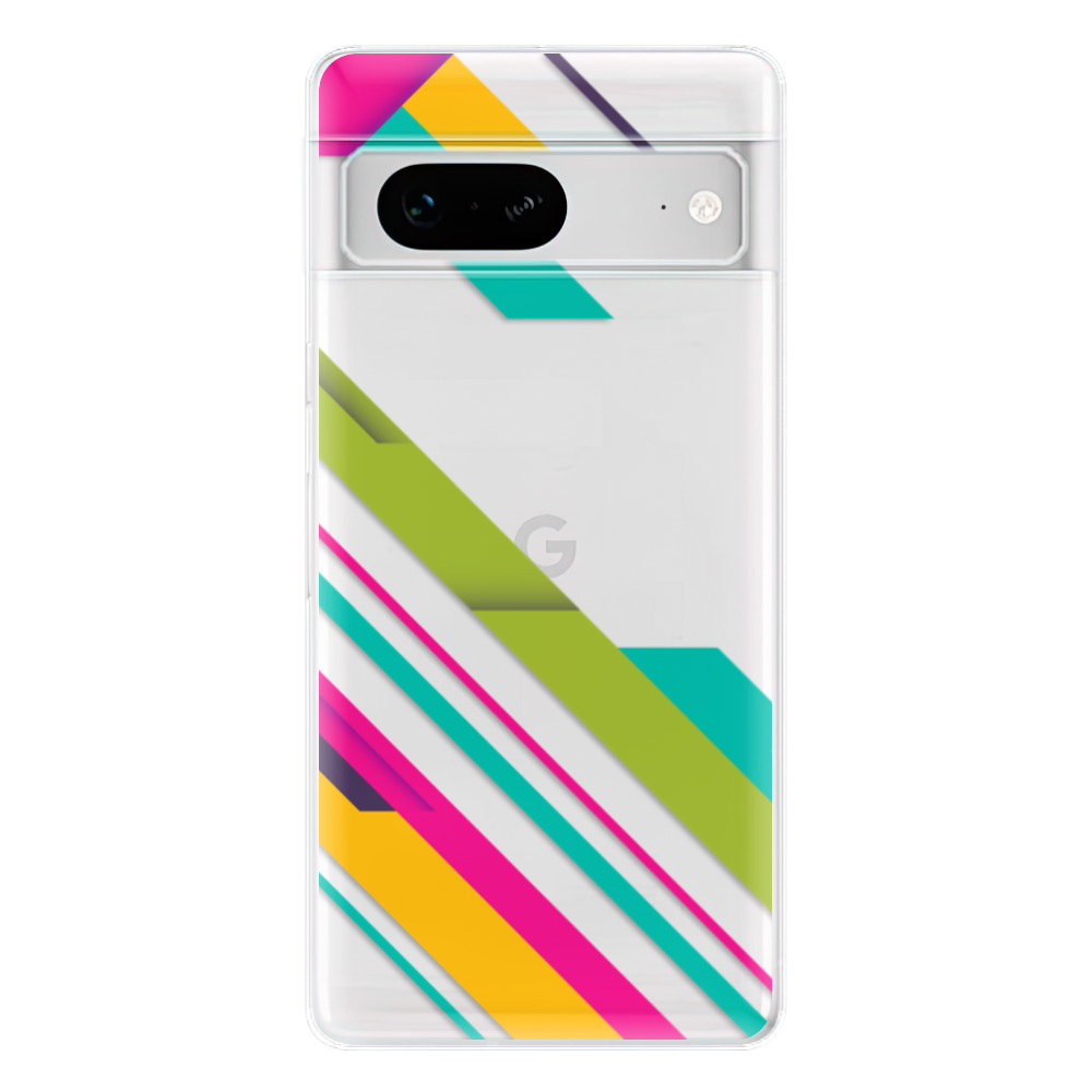 Odolné silikónové puzdro iSaprio - Color Stripes 03 - Google Pixel 7 5G