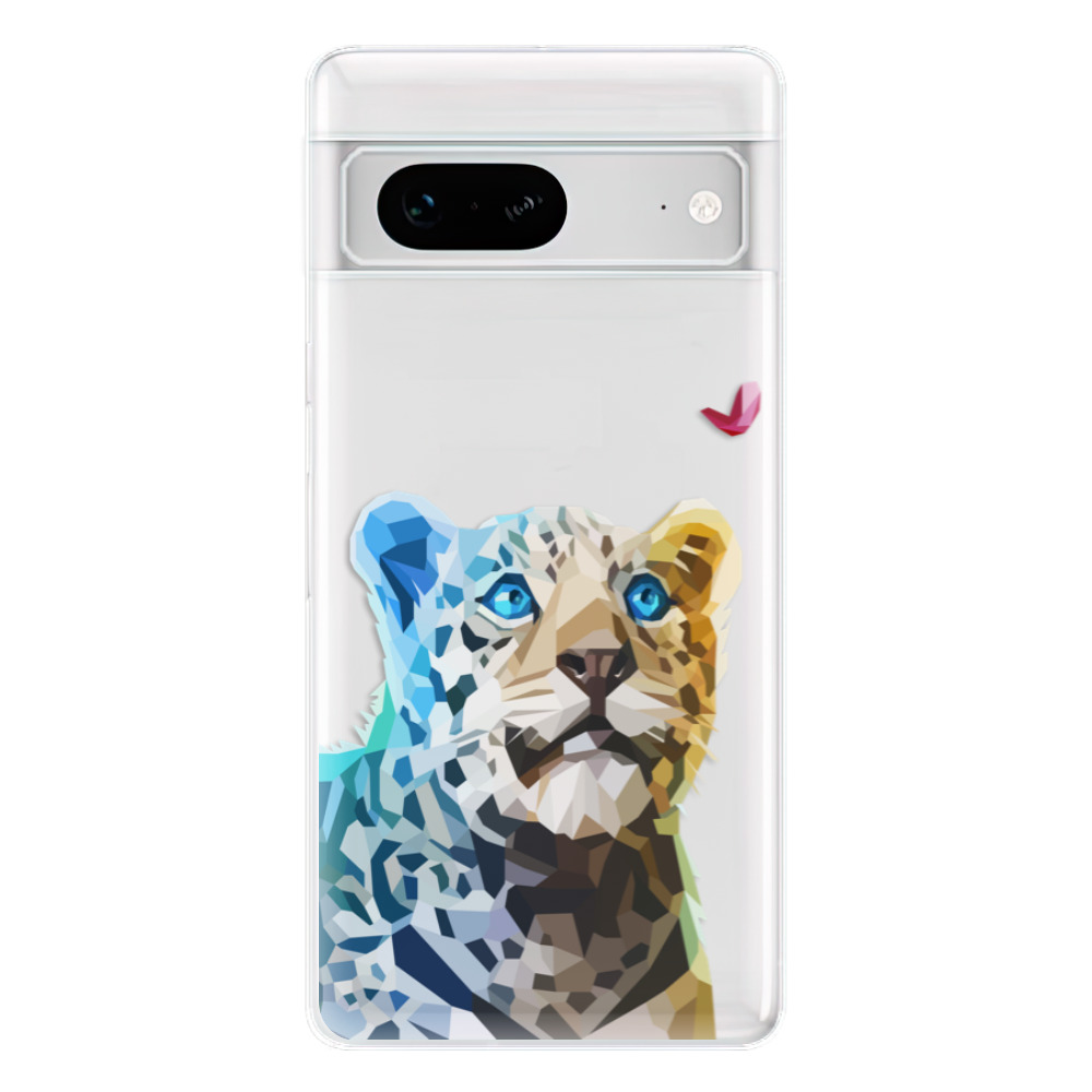 Odolné silikónové puzdro iSaprio - Leopard With Butterfly - Google Pixel 7 5G