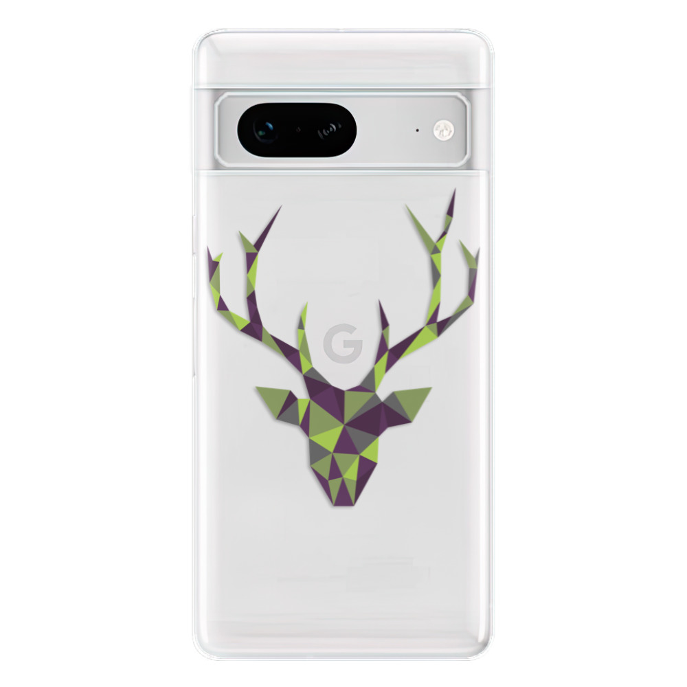 Odolné silikónové puzdro iSaprio - Deer Green - Google Pixel 7 5G