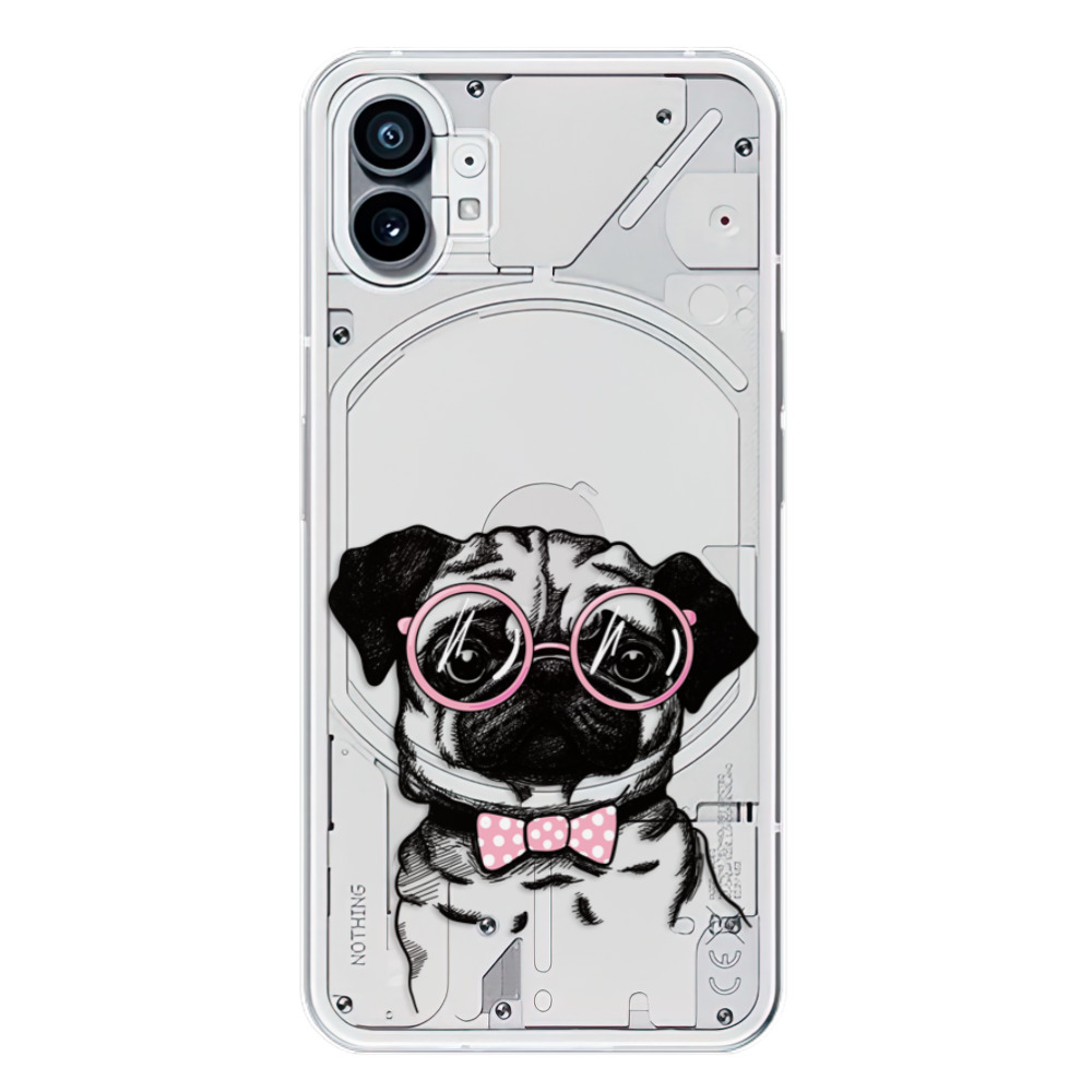 Odolné silikónové puzdro iSaprio - The Pug - Nothing Phone (1)