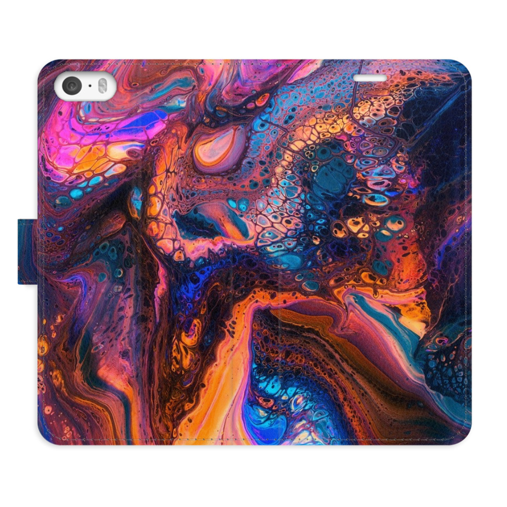 Flipové puzdro iSaprio - Magical Paint - iPhone 5/5S/SE