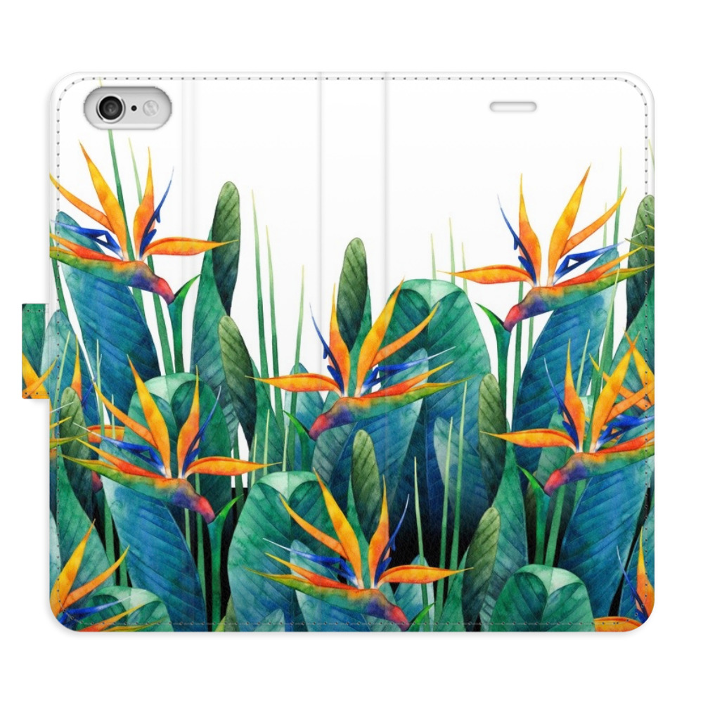 Flipové puzdro iSaprio - Exotic Flowers 02 - iPhone 6/6S