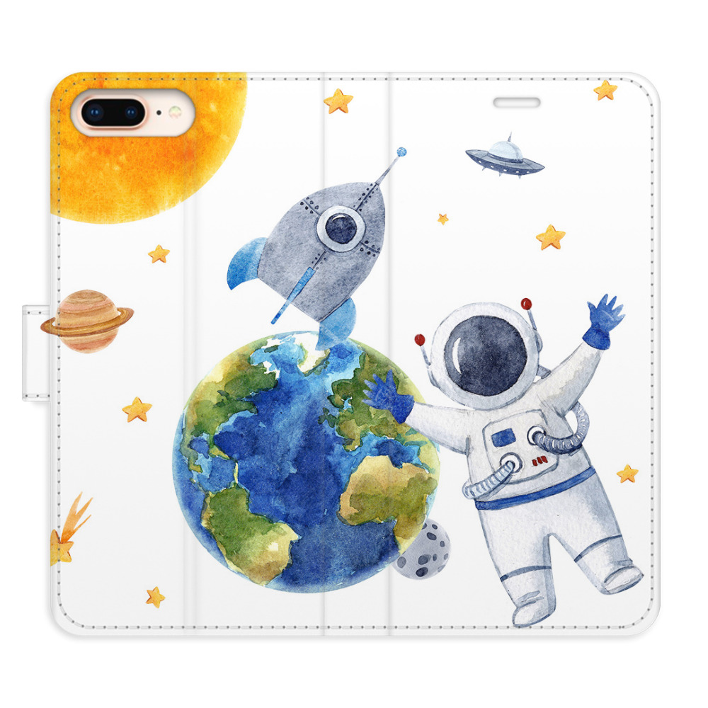 Flipové puzdro iSaprio - Space 06 - iPhone 7 Plus