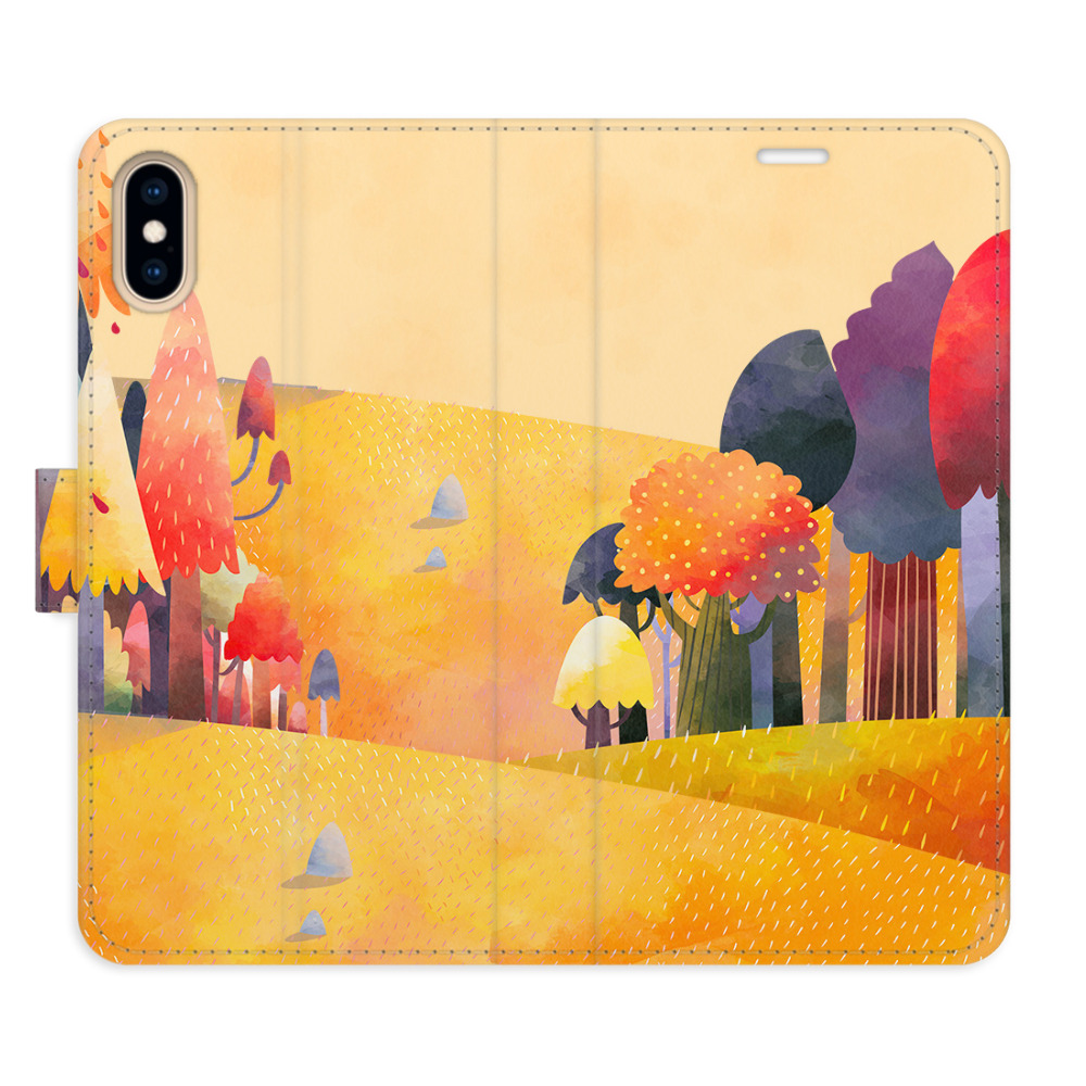 Flipové puzdro iSaprio - Autumn Forest - iPhone X/XS