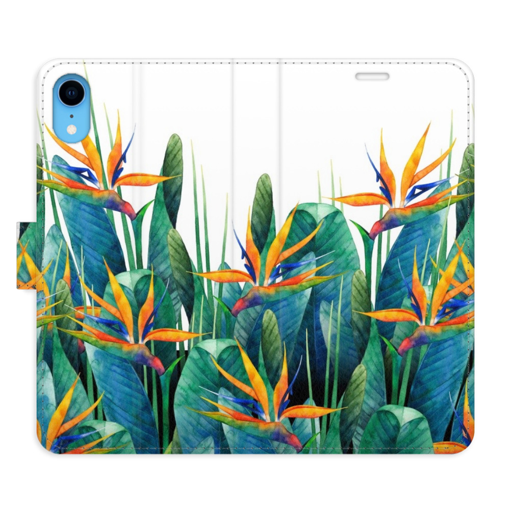 Flipové puzdro iSaprio - Exotic Flowers 02 - iPhone XR