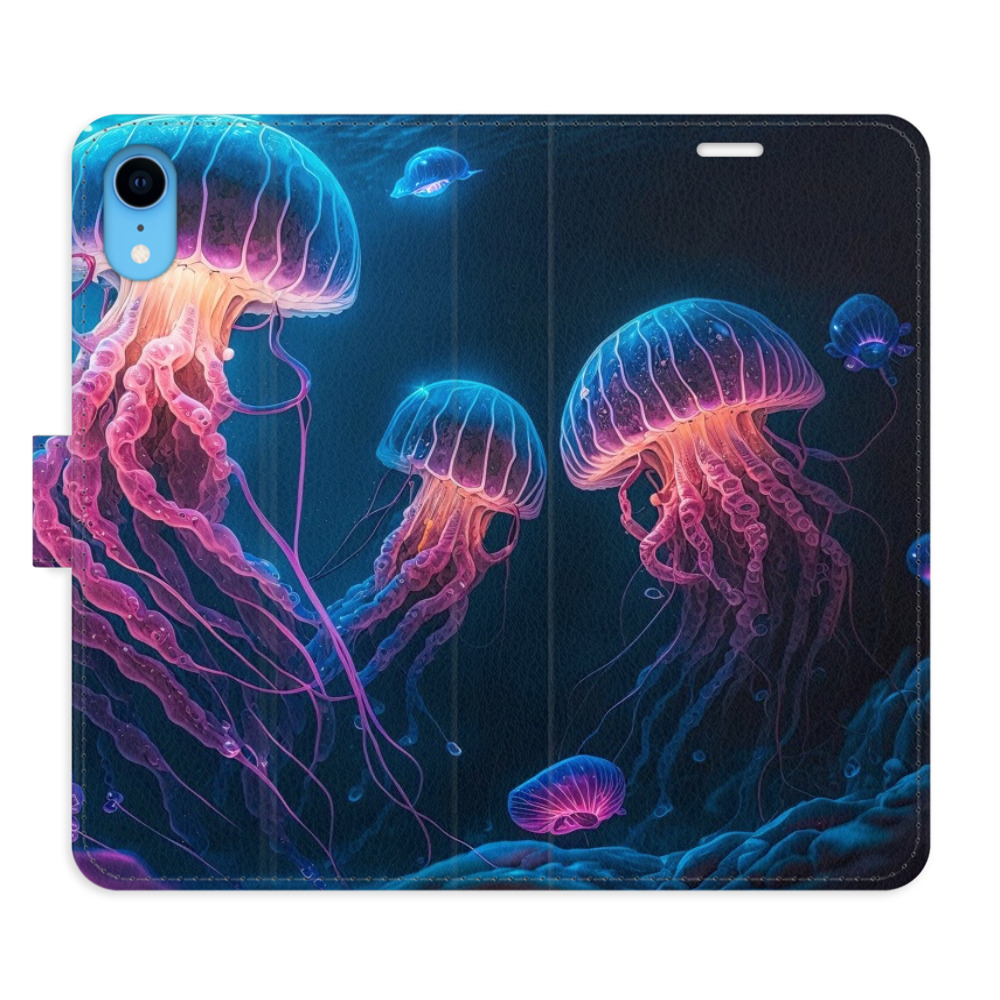 Flipové puzdro iSaprio - Jellyfish - iPhone XR