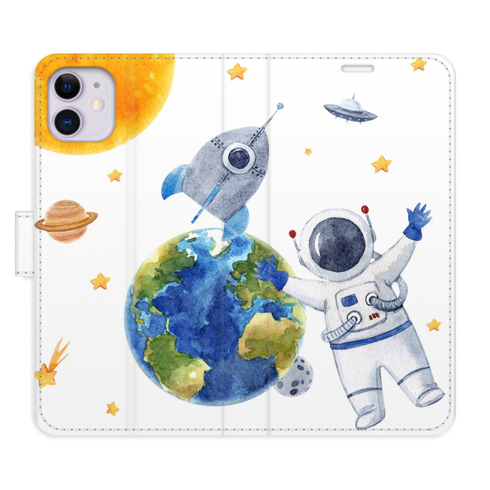 Flipové puzdro iSaprio - Space 06 - iPhone 11