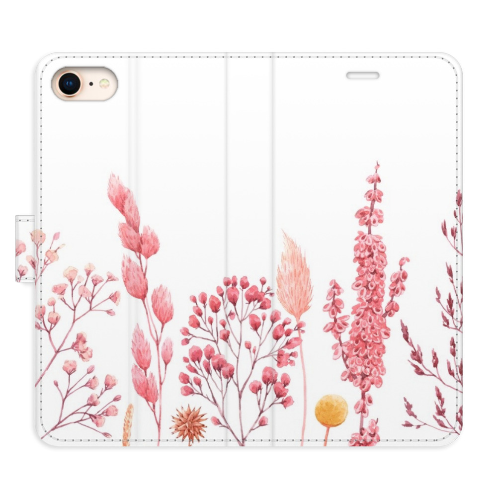 Flipové puzdro iSaprio - Pink Flowers 03 - iPhone 7/8/SE 2020