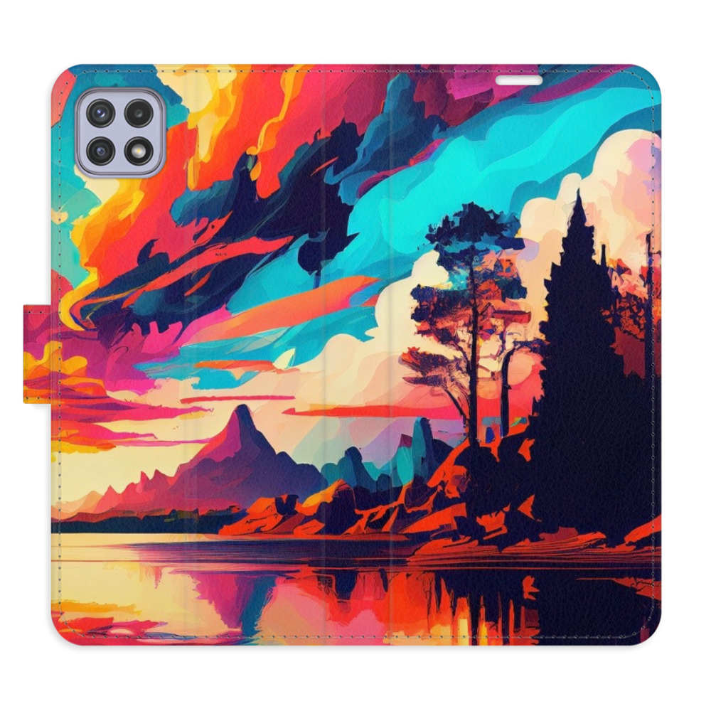 Flipové puzdro iSaprio - Colorful Mountains 02 - Samsung Galaxy A22 5G