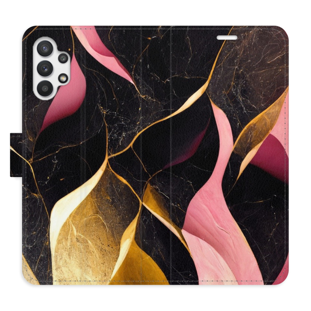 Flipové puzdro iSaprio - Gold Pink Marble 02 - Samsung Galaxy A32 5G