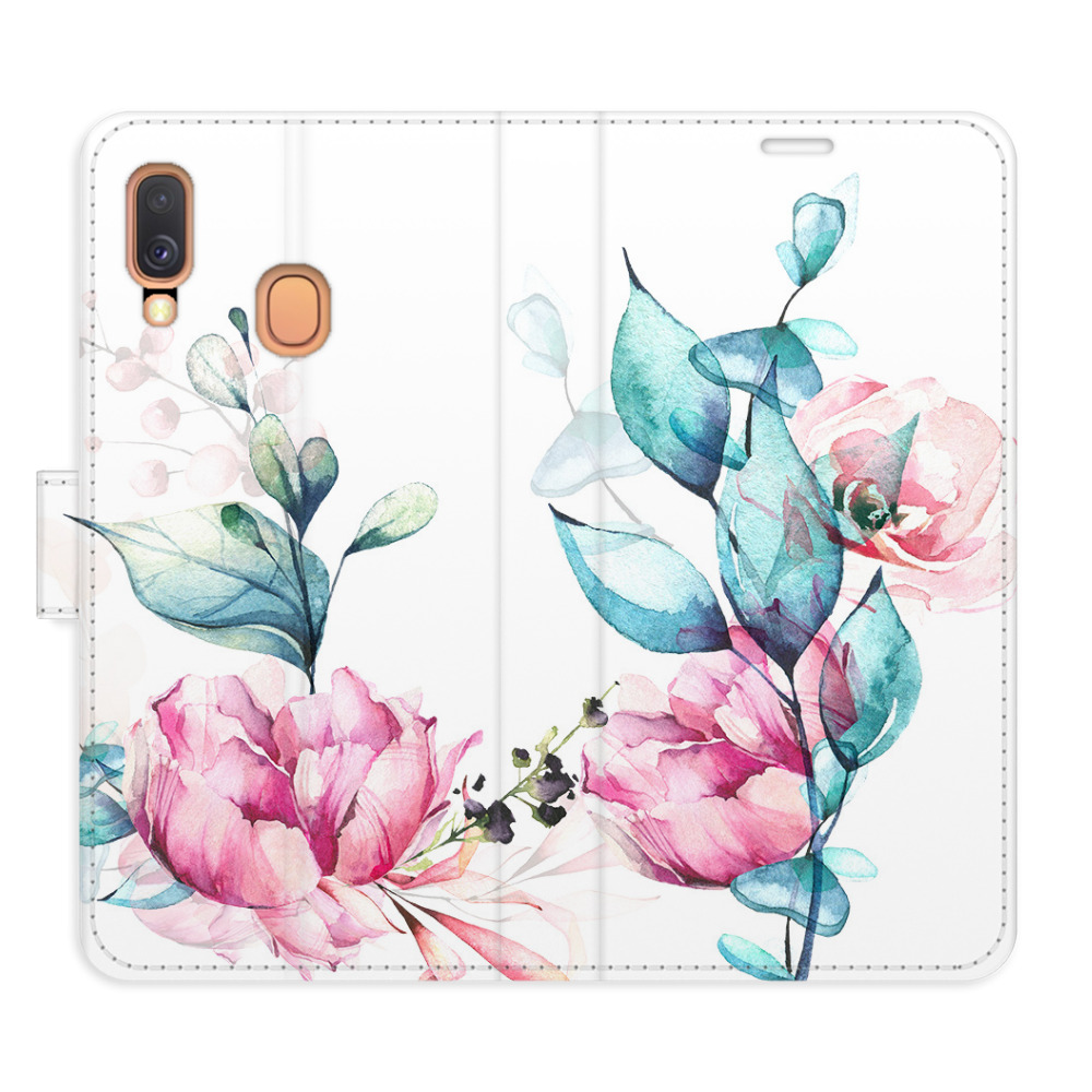 Flipové puzdro iSaprio - Beautiful Flower - Samsung Galaxy A40
