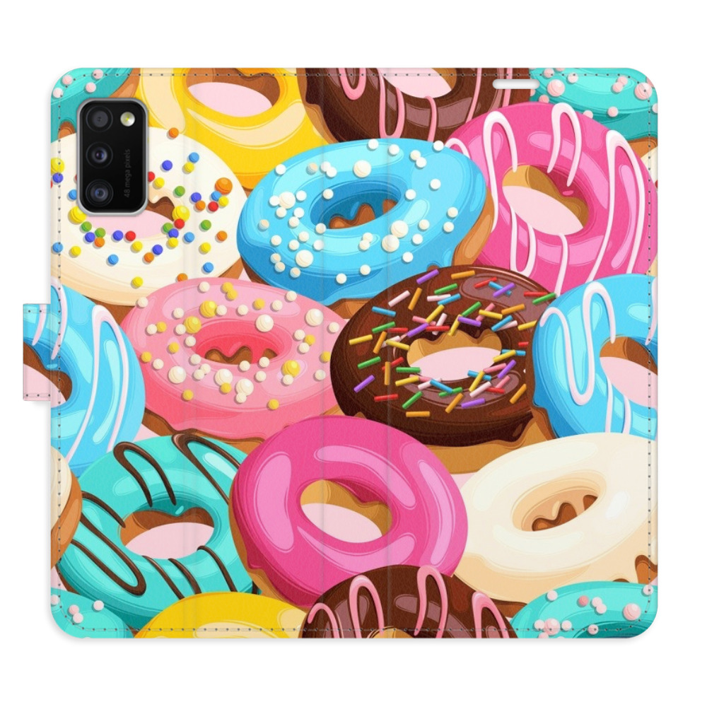 Flipové puzdro iSaprio - Donuts Pattern 02 - Samsung Galaxy A41
