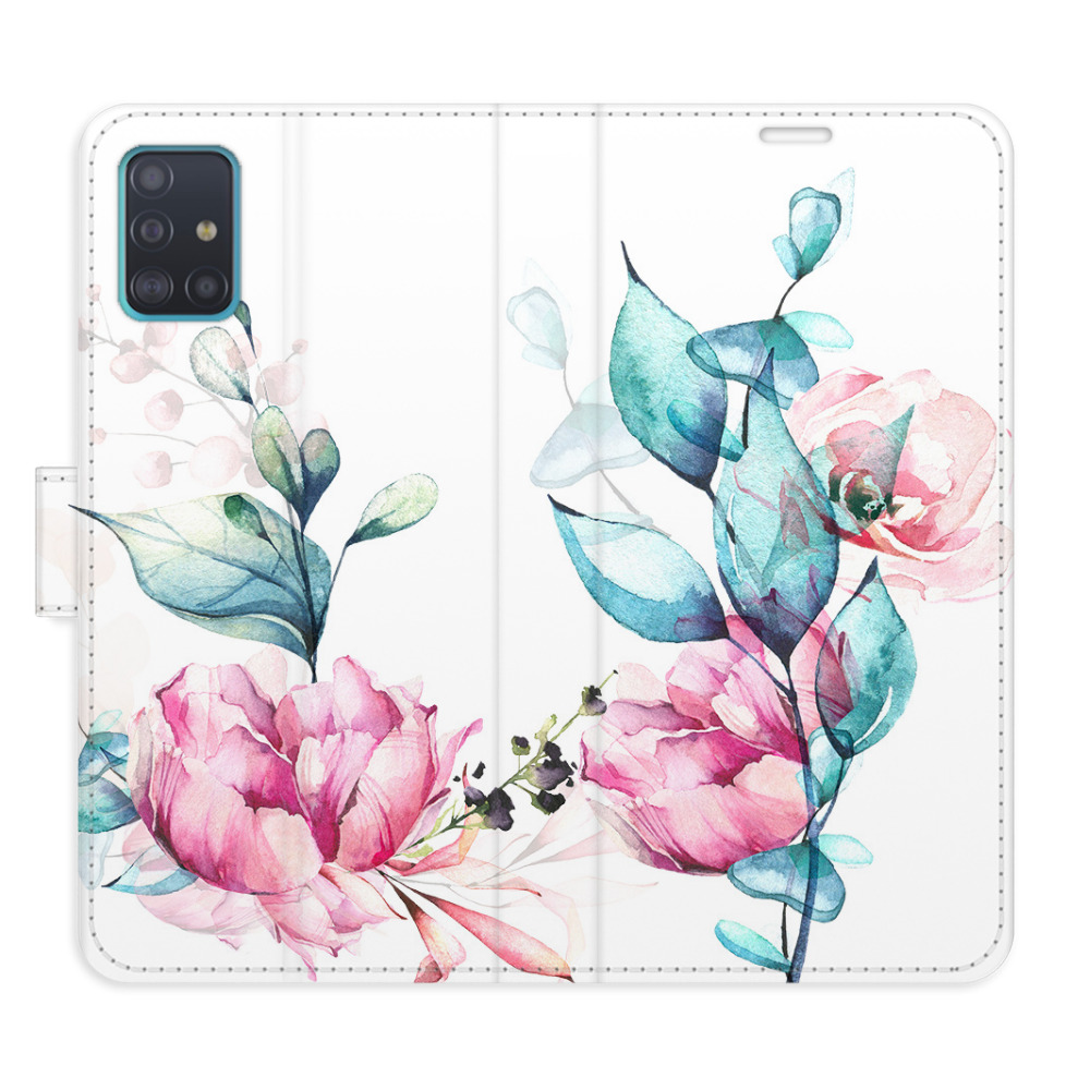 Flipové puzdro iSaprio - Beautiful Flower - Samsung Galaxy A51