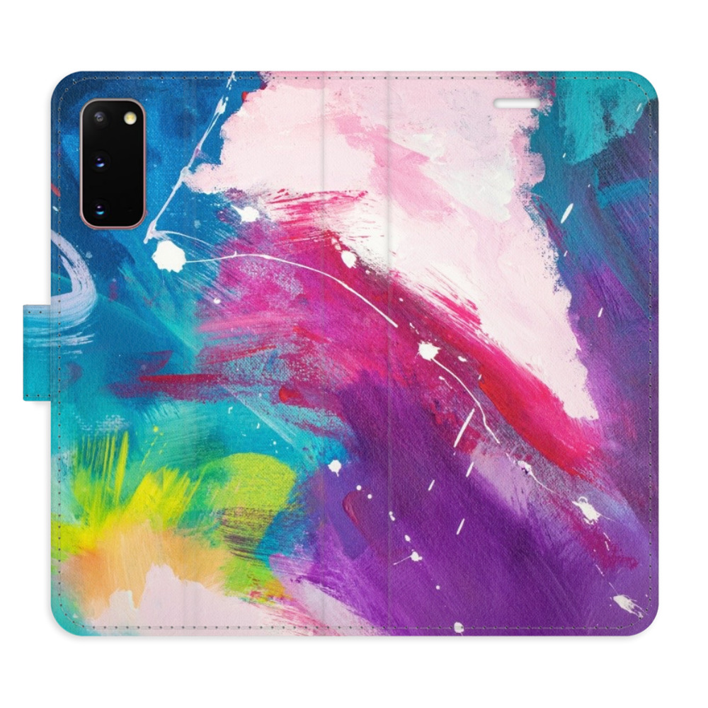 E-shop Flipové puzdro iSaprio - Abstract Paint 05 - Samsung Galaxy S20