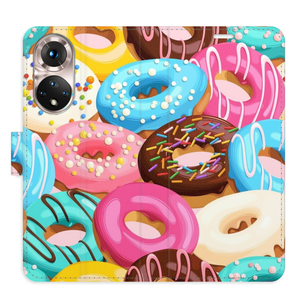 Flipové puzdro iSaprio - Donuts Pattern 02 - Honor 50 / Nova 9