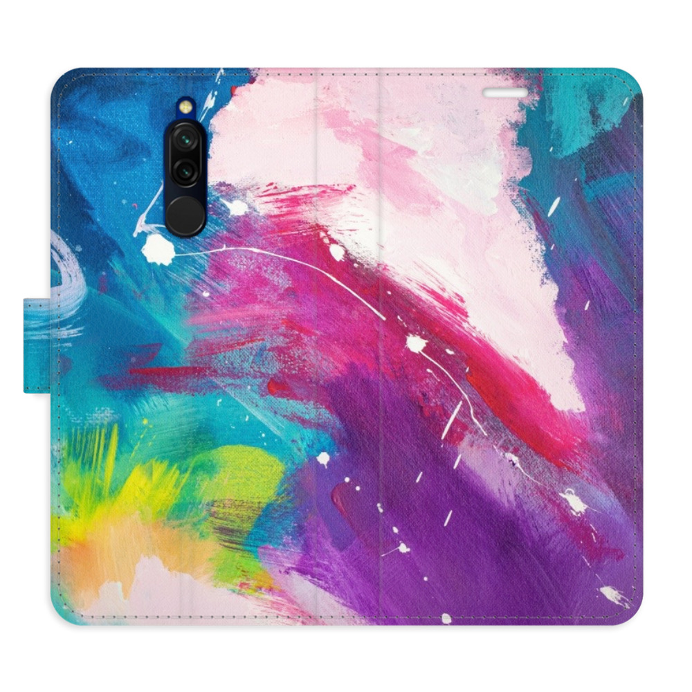 E-shop Flipové puzdro iSaprio - Abstract Paint 05 - Xiaomi Redmi 8