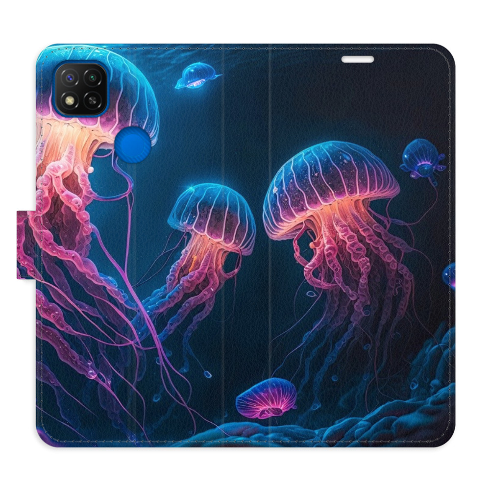 Flipové puzdro iSaprio - Jellyfish - Xiaomi Redmi 9C