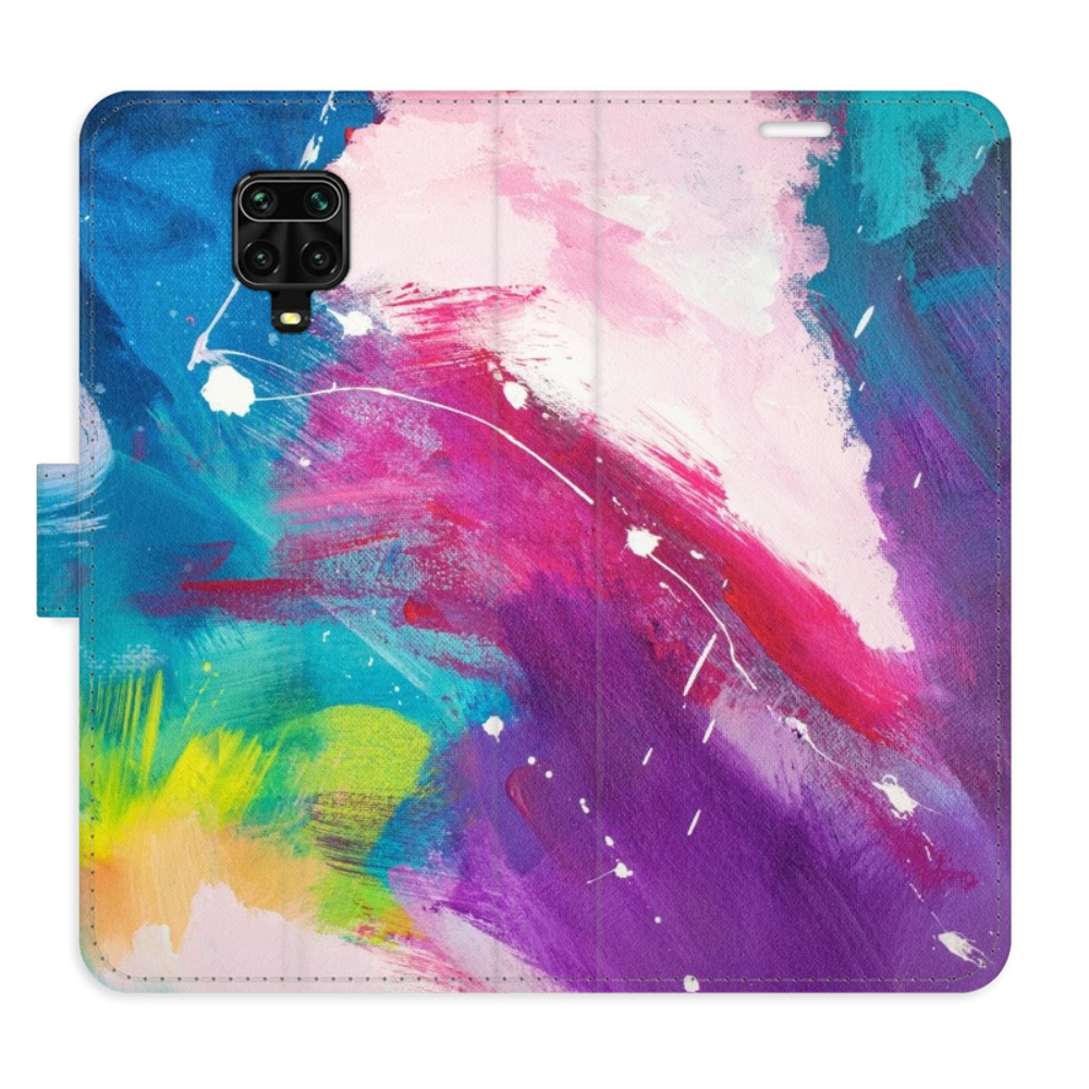 E-shop Flipové puzdro iSaprio - Abstract Paint 05 - Xiaomi Redmi Note 9 Pro / Note 9S
