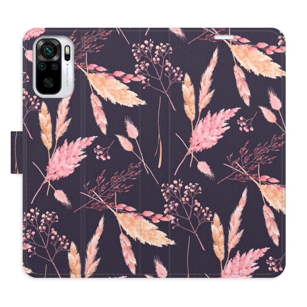 Flipové puzdro iSaprio - Ornamental Flowers 02 - Xiaomi Redmi Note 10 / Note 10S