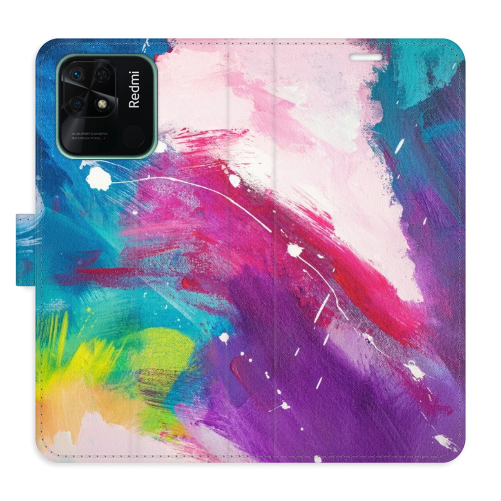 Flipové puzdro iSaprio - Abstract Paint 05 - Xiaomi Redmi 10C
